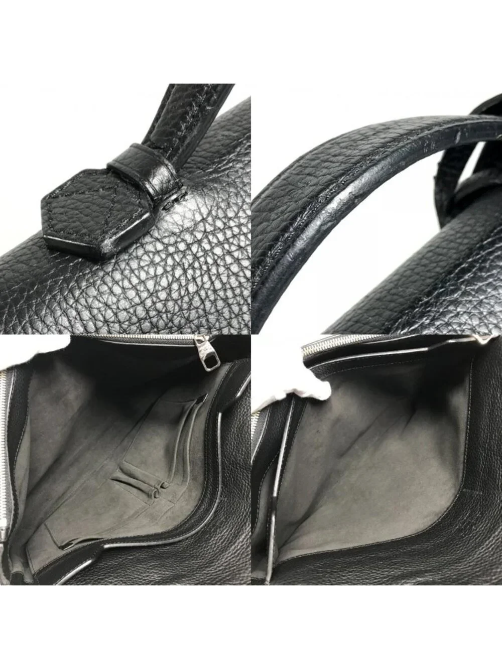 Louis Vuitton Business Bag Dorian Taurillon Leather Black